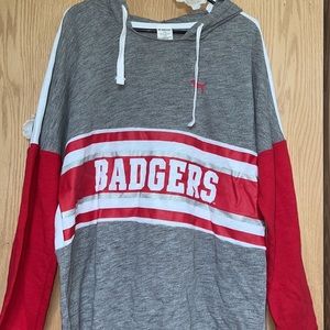 Pink/Victorias Secret Wisconsin Badgers hoodie